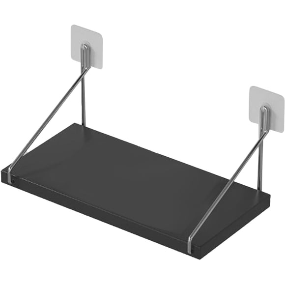 Floating Shelves for Wall, Modern Style Large Capacity Easy to Install Wall Mounted Router Storage Shelf, Hanging Shelf for Placement of Projector, Router, DVD, PS5 (White)