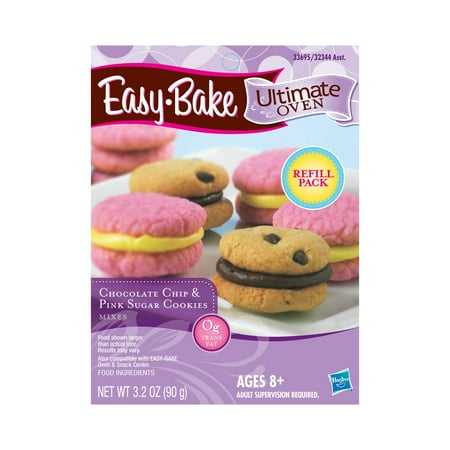 Easy-Bake Ultimate Oven Chocolate Chip and Pink Sugar Cookies Refill (Best Easy Bake Oven)