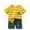 Multicolor#5, variant on Utoimkio Toddler Unisex Summer Clothes Casual Print Short Sleeve T-Shirt Tops and Shorts Set Kids Summer Outfits