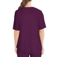 thumbnail image 4 of ClimateRight by Cuddl Duds Modern Fit Short Sleeve Scrub Top (Women's), 1 Count, 1 Pack, 4 of 6
