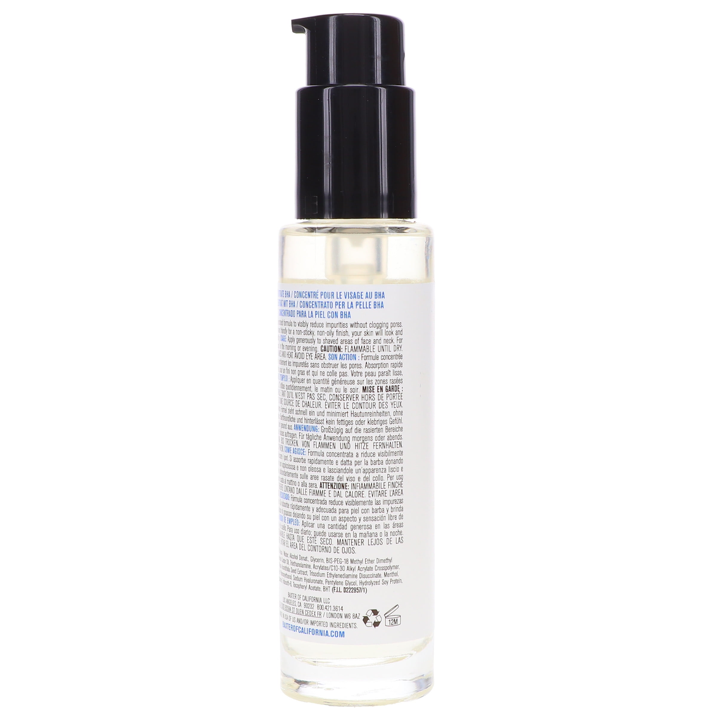 Skin Concentrate BHA by Baxter Of California for Men - 1.7 oz Serum