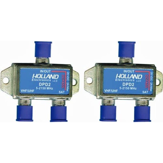 Lot de 2 Diplexeurs Satellites Holland - version Approuvée par la Vaisselle 2 Ampères