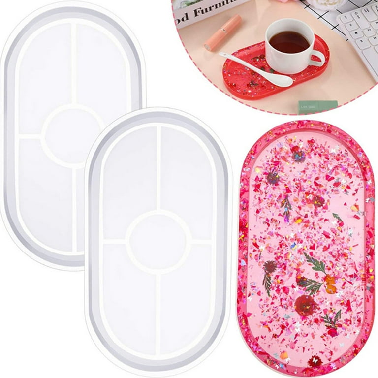 Silicone Resin Tray Molds Agate Silicone Tray Molds With - Temu