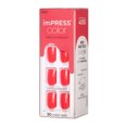 thumbnail image 5 of KISS imPRESS Color Press-on Manicure - Corally Crazy, Short, 5 of 6