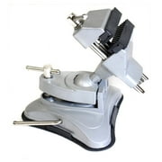 BENCH WIZARD Stalwart Portable Vice | Vacuum Base Stability | 360-Degree Swivel | Durable & Versatile | Ideal for Precision Tasks