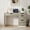 White and Walnut, variant on 4 EVER WINNER 48"Computer Desk with Drawers, Home Office Writing Desk with Spacious Legroom, Modern Study Desk for Bedroom, Office and Small Spaces,White