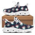 thumbnail image 1 of Zapatos planos con estampado 3D de hojas de marihuana para mujer, transpirables, de primera calidad, informales, cómodos para caminar., 1 of 6