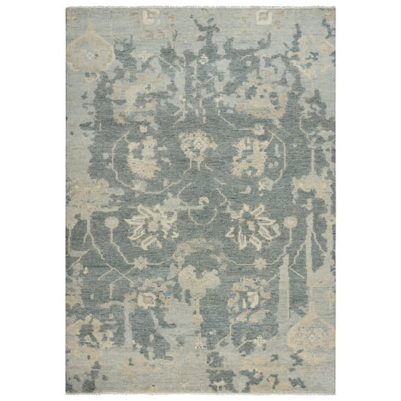 Gatney Rugs Roman Area Rug BMT991 Dk. Gray Aged Vintage 9' x 12' Rectangle
