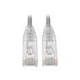 thumbnail image 1 of Eaton Tripp Lite Series Cat6 Gigabit Snagless Slim UTP Ethernet Cable (RJ45 M/M), PoE, Gray, 6-in. (15.24 cm) - Patch cable - RJ-45 (M) to RJ-45 (M) - 6 in - UTP - CAT 6 - molded, snagless, stranded - gray, 1 of 4
