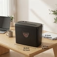 thumbnail image 5 of Paper Shredder for Home Use,5 Sheets Small Crosscut Paper Shredder,P-4 Security Level with 2.38-Gallon Basket, 4-Mode Design-Durable & Fast and Jam Proof for Home Office Utilization, 5 of 10