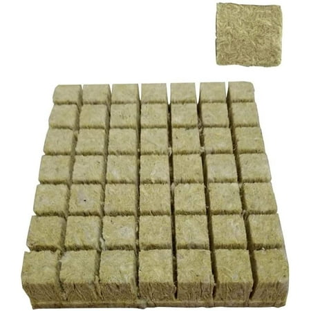 

Rock Wool Cubes Plant Nursery Block Hydroponic Soilless Cultivation Compress Base for Plant Growth Style1 49 PCS Practical Design