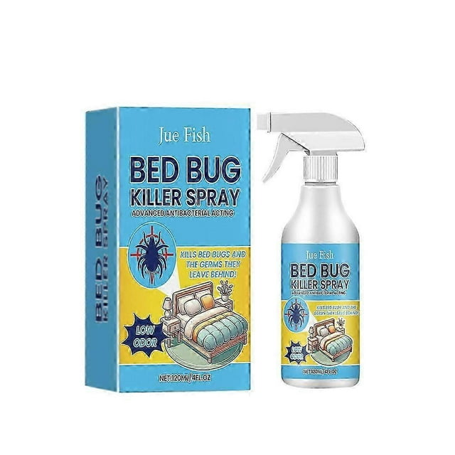 JUE FISH Bed Bug Spray To Prevent Fleas And Bed Bug Bites, Home Multi-purpose Cleaning And Portable