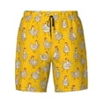 thumbnail image 4 of Lsque Mens Swim Trunks Funny Chicken Pattern - Bathing Suit Compression Liner - Beach Swim Shorts Swimwear - (S-3XL) - Stretch Quick Dry -, 4 of 9