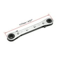 thumbnail image 2 of Uxcell Reversible Ratcheting Wrench,  6mm x 7mm Double Box End, CR-V, 2 of 5