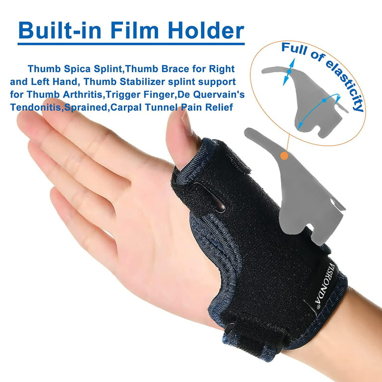 Thumb Spica splint,Thumb Support Brace for De Quervain Tenosynovitis  Left&Right Hands,CMC Joint Thumb Brace for Arthritis Pain Relief,Thumb  stabilizer,Trigger thumb Immobilizer(Small) 