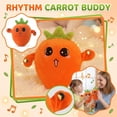 thumbnail image 4 of Plush Carrot Sensory Toy, Interactive Shake Bounce Musical Toy with Funny Sounds, Sensory Activity Early Educational Learning Kid Toy, Fun Christmas Birthday Gift for Toddlers Boys Girls, 4 of 6