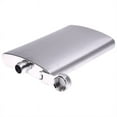 thumbnail image 3 of 3X Whiskey Pocket 10Oz Hip Flask Liquor Alcohol with Stainless Steel Screw Cap, 3 of 4