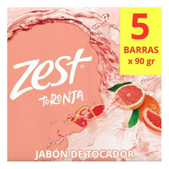 Jabón en barra Zest toronja y albahaca 450 g