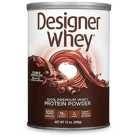 Designer Whey Double Chocolate Protein Powder, 12.7 oz