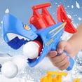 thumbnail image 3 of Vogacara Lanzador de bolas de nieve para niños, fácil fabricación de bolas de nieve, Clip divertido para bolas de nieve, molde para bolas de Juegos de césped Rojo, 3 of 6