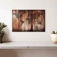 thumbnail image 2 of Elephant Stock Wooden Landmark World Map Wall Art - Horizontal Canvas Wall Art - Living Room Wall Decor - Map Canvas - Gray And Brown Decor - 12" x 8", 2 of 8
