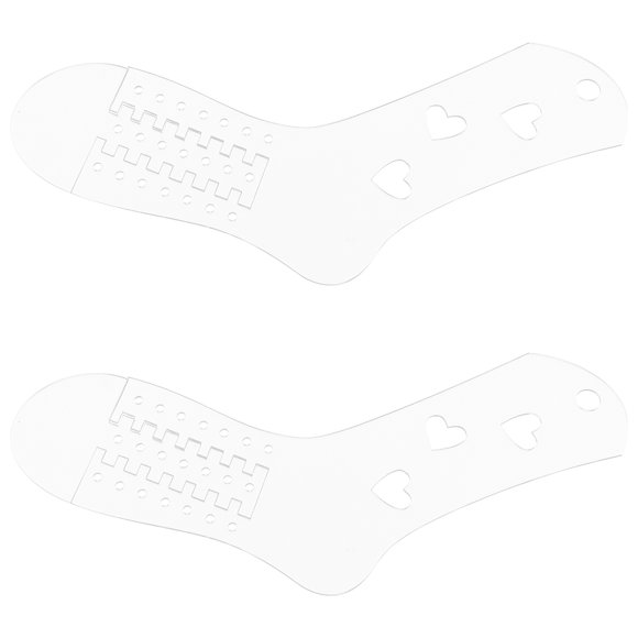 BESTYASH 2Ud De Acrílico Para Bloquear Calcetines Para Tejer Con Superficie Lisa Y Resistente