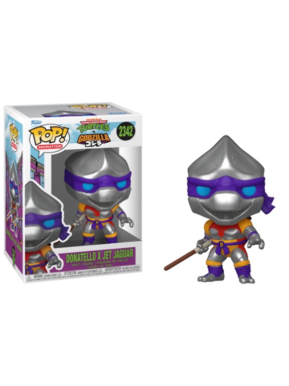 Collectible Funko POP! Animation: Teenage Mutant Ninja Turtles X Godzila - Donatello X Jet Jaguar #2342