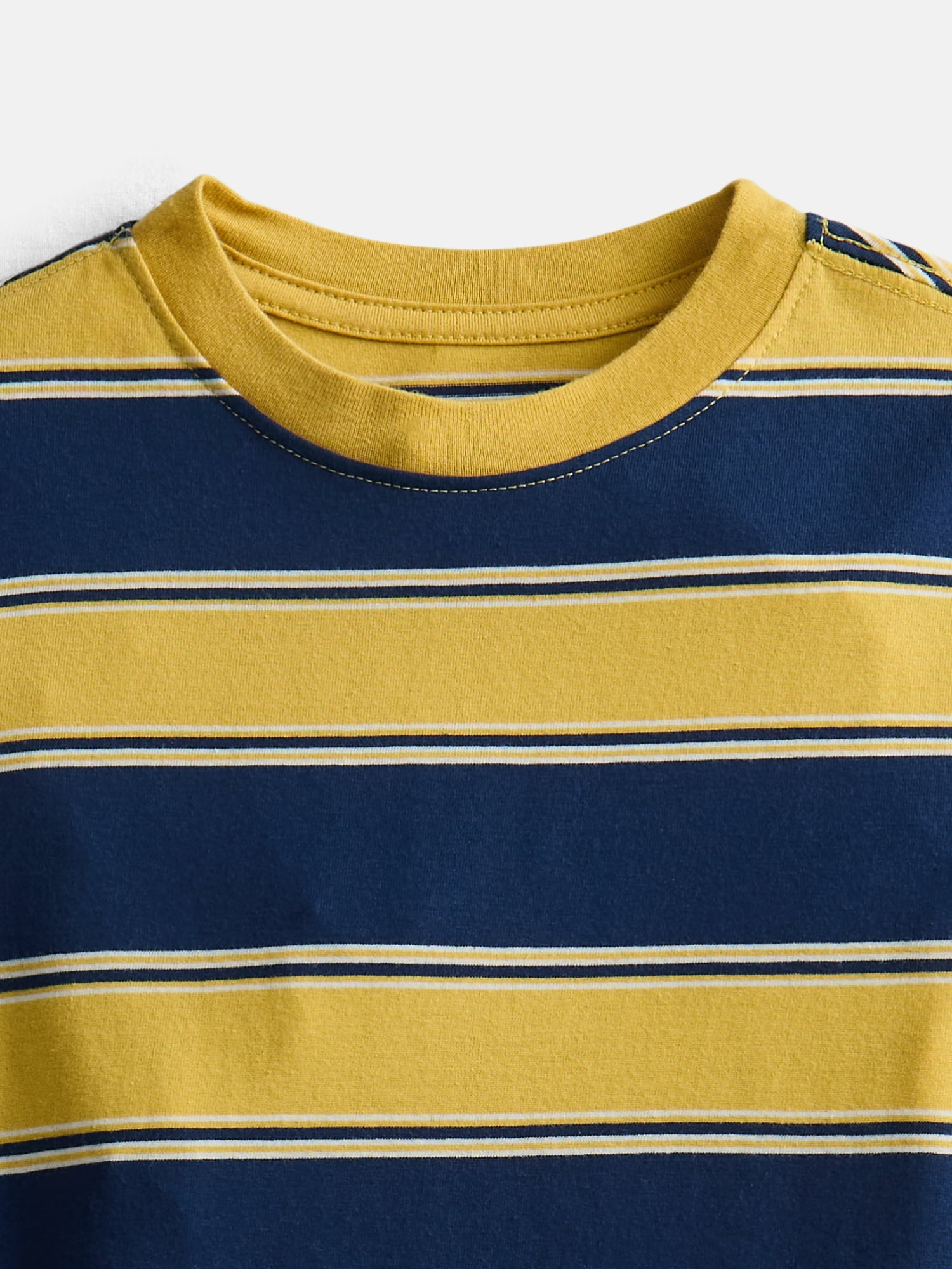 Wonder Nation Boys Striped Tee with Long Sleeves, Sizes 4-18