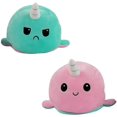 thumbnail image 2 of Plushie Toys Animal de peluche Estado de ánimo Felpa Flip de doble cara Muestre su estado de ánimo sin decir una palabra Xemadio WMZL-1088-3, 2 of 7