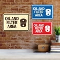thumbnail image 2 of Signs ByLITA Classic Framed Oil and Filter Area Sign (Black) - Medium, 2 of 6