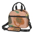 thumbnail image 1 of DouZhe Lunch Bags for Women and Men, Boho Style Greenery Leaves Prints Reusable Portable Insulated Cooler Waterproof Lunch Tote Bag for Travel Work School Picnic, 1 of 7