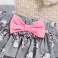 thumbnail image 4 of Paguaki Baby Girl Clothes Summer Elephant Print Top And Shorts 3-Piece Set With Headband Romper Style Outfit, 4 of 7