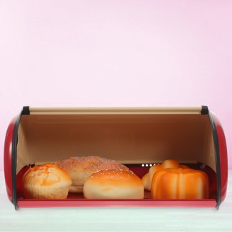 Amici Home Rustic Galvanized Metal Bread Box - 288 Oz Large Countertop Storage Bin With Lid