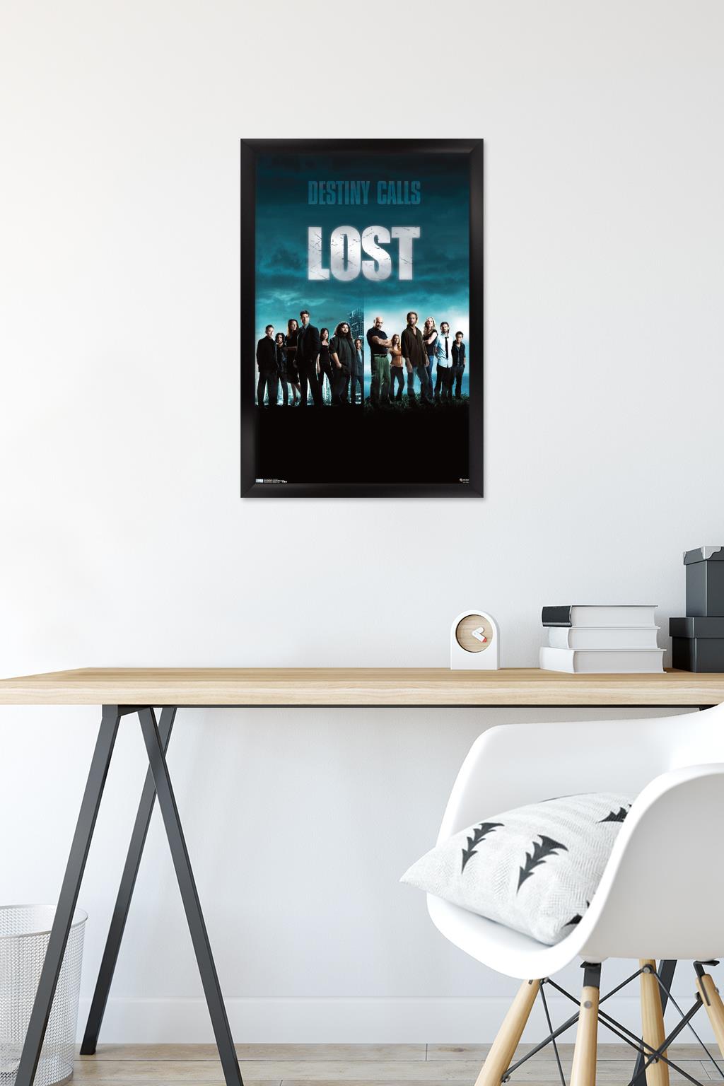 Lost Season 5 - One Sheet Wall Poster, 14.725" x 22.375", Framed