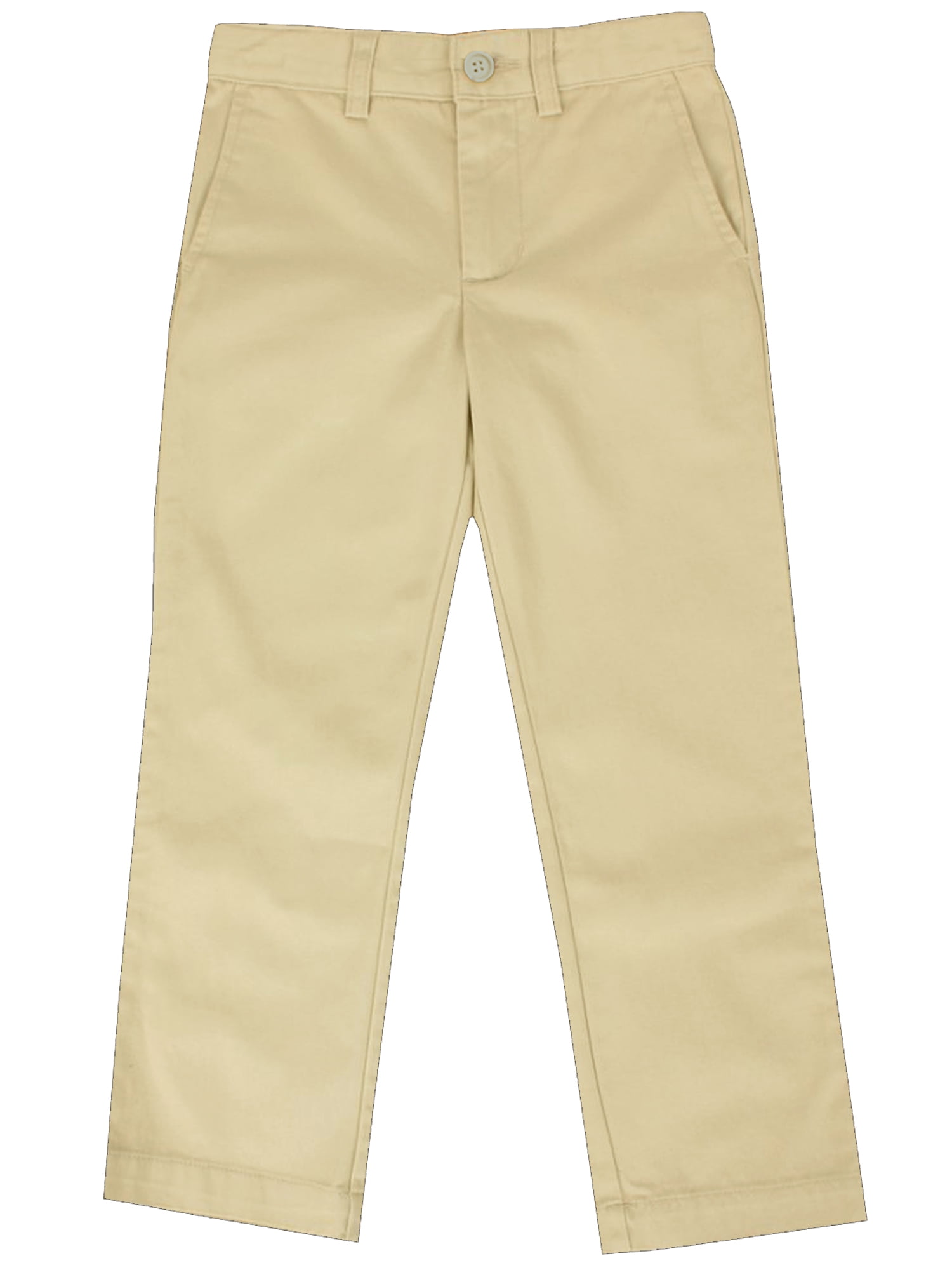 Boys Flat Front School Uniform Pants(Big Boys)