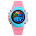 thumbnail image 1 of Reloj de plástico digital con luz de fondo LED a prueba de agua, reloj de pulsera con alarma y cronómetro para niños Noticed EL4556-03, 1 of 2