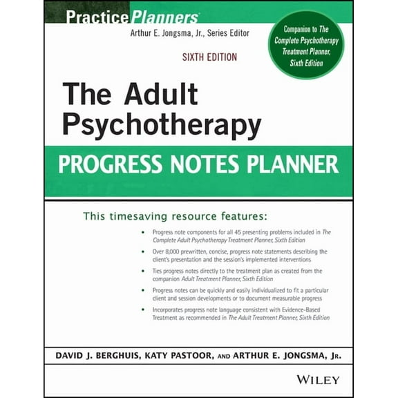 PracticePlanners: The Adult Psychotherapy Progress Notes Planner (Paperback)