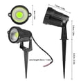 thumbnail image 2 of Naiovety Impermeable 3W COB LED Césped Jardín Luz de inundación Patio Camino Proyector Lámpara con punta Impermeable Blanco frío AC / DC 12V Iluminación y accesorios Frío Naiovety HA026097-01, 2 of 6