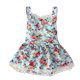 thumbnail image 3 of Herrnalise - Pelele para bebé niña recién nacida, sin espalda, con cordones, estampado floral, vestido de verano, 3 of 8