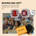 thumbnail image 5 of Bestyle Sterling Silver Post Birthstone Stud Earrings, 0.75 Carat Square Cut Ruby Earrings for Women Mother's Day Birthday Christmas Jewelry, 5 of 9