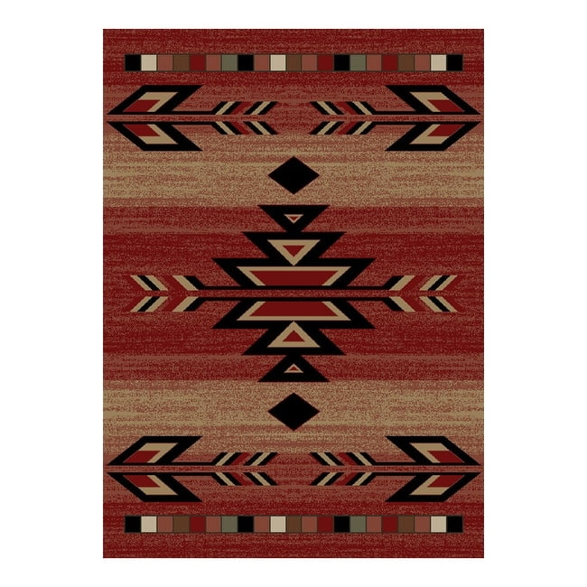 Mayberry Rugs The Curated Nomad Cabrillos Southwest Area Rug Red 7'10 ...