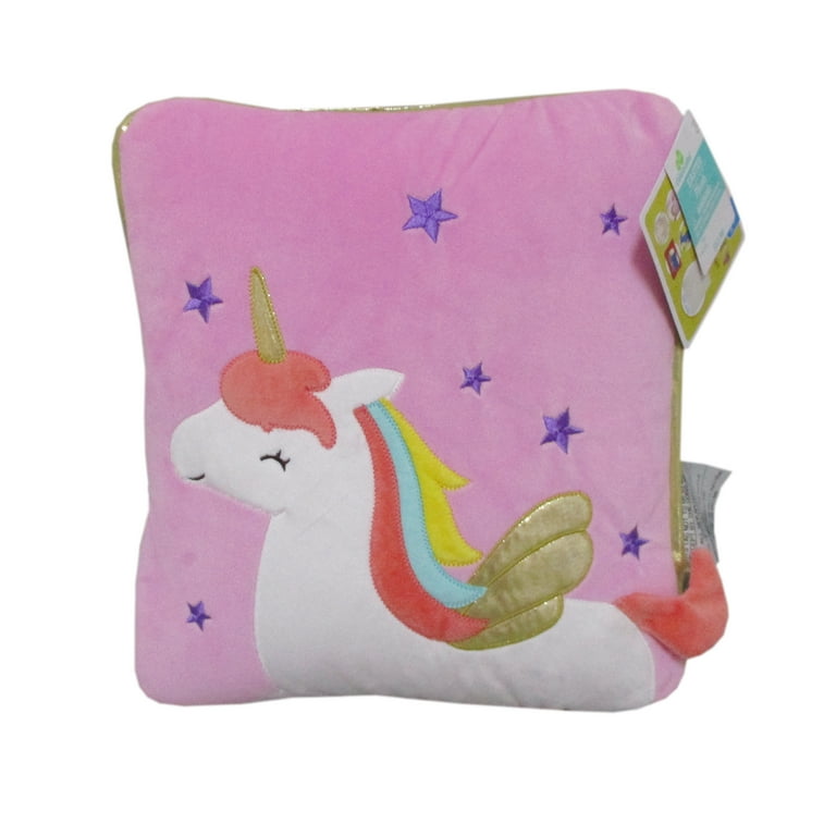 Way To Celebrate Easter Plush 58 46inch Unicorn Pillow Blanket