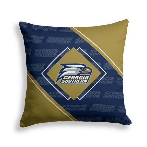 Pegasus Georgia Southern Eagles 18" x 18" Diamond Boxed Decor Pillow