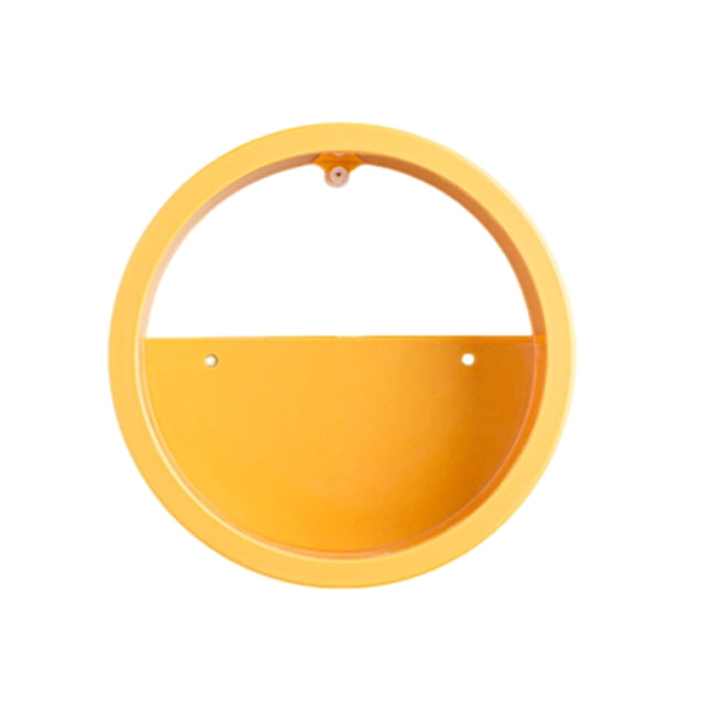 Bewildely La atmósfera con maceta verde, decoración de pared, plantas colgantes, es duradera y realista Jardín y Patio amarillo limon 23CM