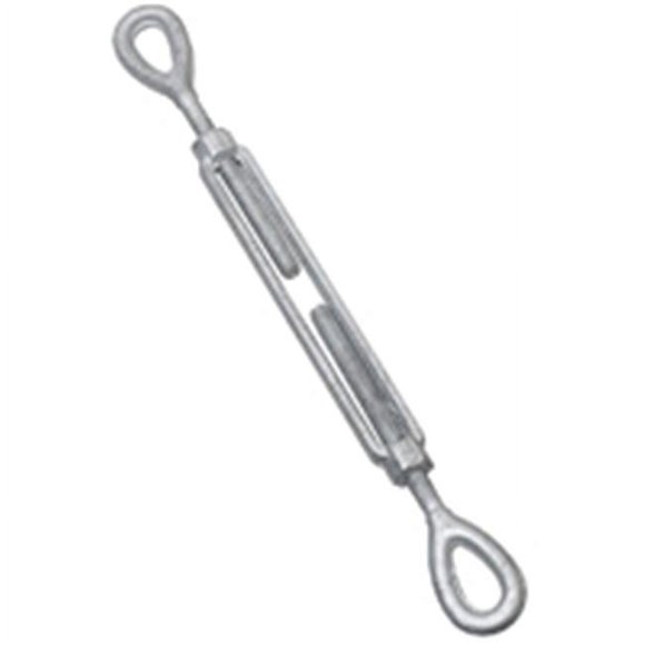 Stanley Hardware 177394 Eye-Eye Turnbuckle- Forged Galvanized - .375 x 6