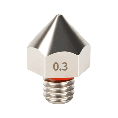 image Unattainy 3d Printer Nozzle Brass Plated Extruder Accessory Printer 0.2/0.3/0.4/0.5mm Nozzle 3d 0.3m