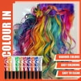 thumbnail image 4 of BEUKING Green Temporary Hair, 10 Colors Temporary Hair Chalk Hair Dye, Washable Hair Color Makeup Hair Accessories for Girls,Kids Adults Cosplay Festivals Hair DIY Party, #04 Green, 4 of 9