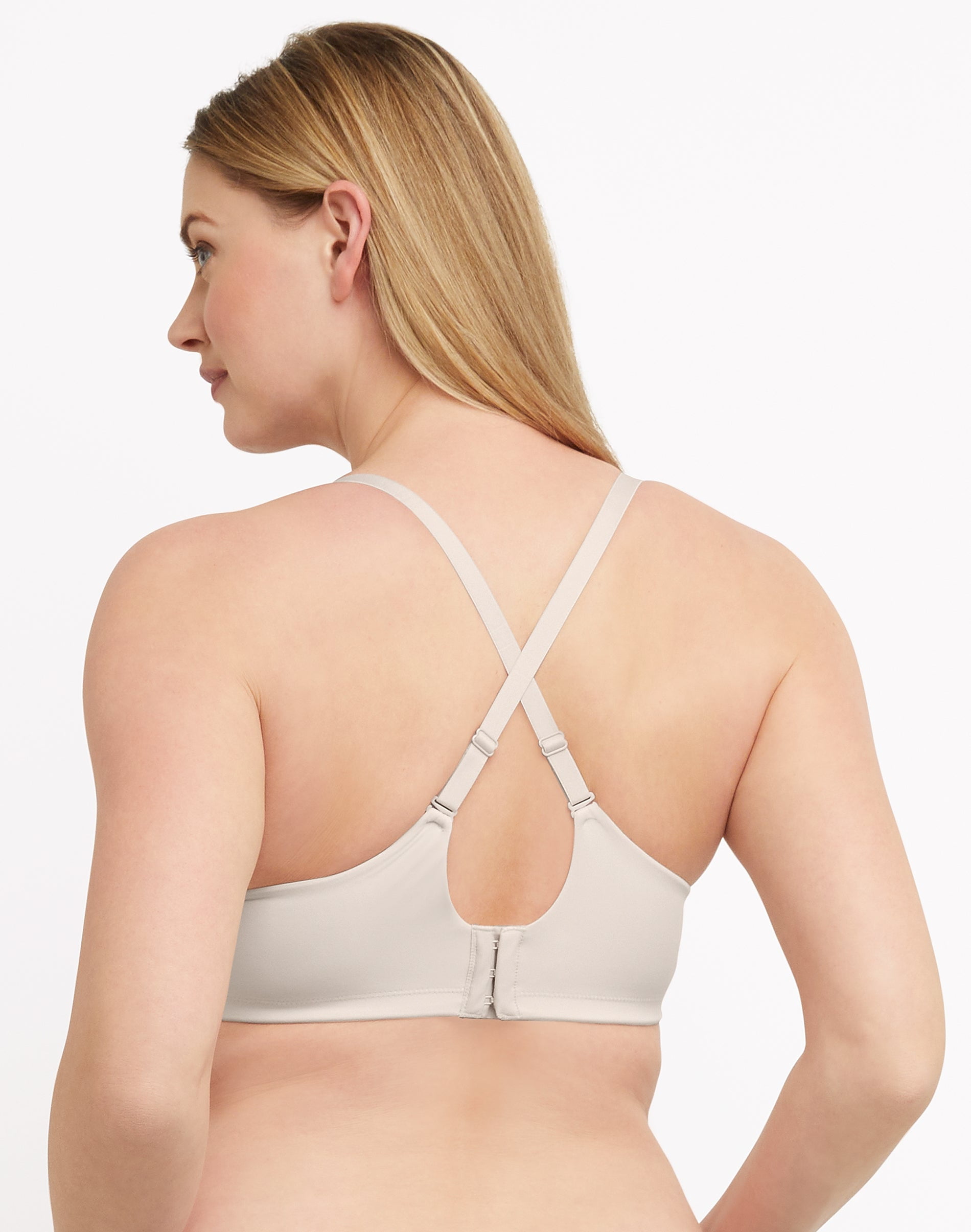 Women's Maidenform DM2314 Soft Support Wirefree Bra (Sandshell 2X)