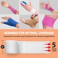 thumbnail image 2 of Envoltura autoadhesiva y cohesiva MedCa de Bandages, 5 cm x 4,5 m, paquete de 12, 2 of 9
