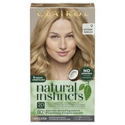 Clairol Natural Instincts Demi-Permanent Hair Color Crème Dye, 9 Light Blonde, 1 Application